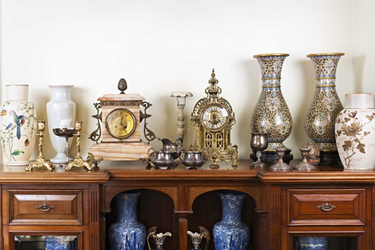 Antique collection display